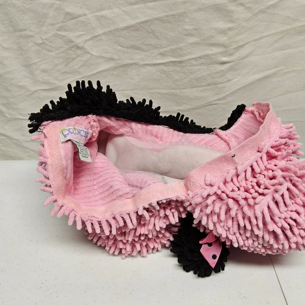 Princess Paradise Poodle Costume Vest Toddler 12/18M Pink Shaggy Chenille Bow